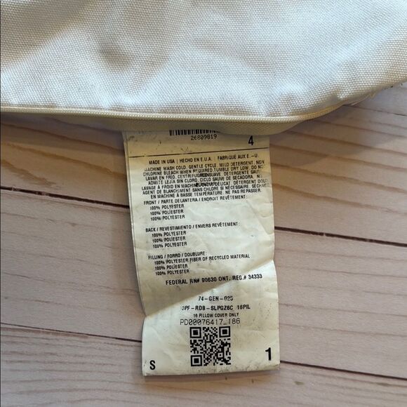 Inspirational Quote Pillow Cover Blue White Decor - Picture 5 of 5